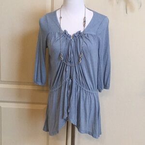 - Banana Republic light blue top